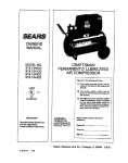 Sears Craftsman 919.154420 Troubleshooting guide