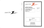 Zenith DP5 Service manual