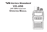 Vertex Standard VX-456 Specifications