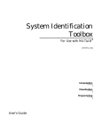 System Identification Toolbox User`s Guide