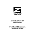 Zoom DUALCAM 300 User`s manual