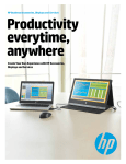 Create Your Own Experience with HP Accessories, Displays and