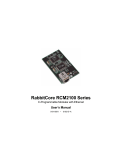 Rabbit RCM2100 User`s manual