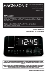 Magnasonic MAAC500 User manual