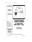 Craftsman 113.177135 Owner`s manual