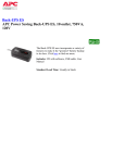 APC Back-UPS ES 450 User manual