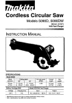 Makita 5090D Instruction manual