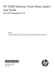 Compaq StorageWorks 12000 - Virtual Library System EVA Gateway User guide