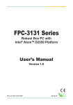 Arbor Technology FPC-3130 User`s manual