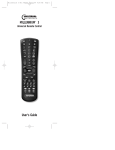 Universal Electronics MILLENNIUMTM 3 User`s guide