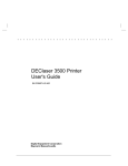 Digital DEClaser 3500 User`s guide