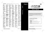 Roland JUNO-G Owner`s manual