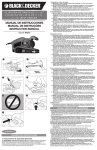 Black & Decker DS321 Instruction manual