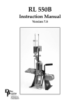 allen RL550 Instruction manual