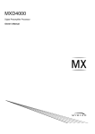 Myryad MXD4000 Owner`s manual