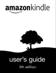 Kindle User Guide, 5th Edition