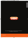 Vax Air3 U88-AM-R User guide