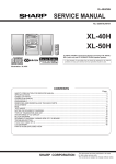 Sharp XL-55 Service manual