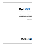 Multitech MultiVOIP 800 MVP800 User guide