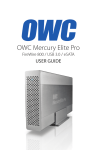 Mercury OWC  Elite Pro User guide