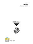 Chauvet Intimidator Color DMX-500 User manual