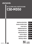 Aiwa CSD-MD50 Operating instructions