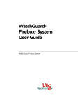 Watchguard Firebox X1000 User guide