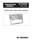 B&K Precision 2190B Instruction manual