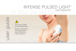 Rio Intense Pulsed Light Hair Remover User guide