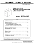 Sharp MX-LCX2 Service manual
