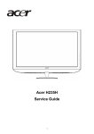 Acer H235H Technical information