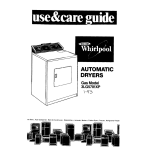 Whirlpool 3LG57OlXP Operating instructions