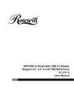 Rosewill RCW618 User manual