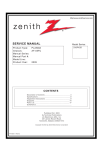 Zenith Z42PX2D Series Service manual