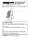 Mr. Heater MH35LP Operating instructions