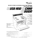 304NCH FREE-STANDING ELECTRIC RANGE Model RJE-3000