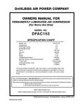 DeVillbiss Air Power Company D20249 Troubleshooting guide