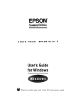 Epson ES-300C User`s guide