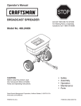 Craftsman 486.24009 Operator`s manual