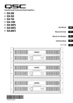 QSC ISA450 User manual