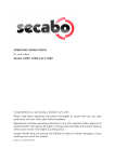 Secabo C40 Operating instructions