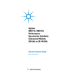 Agilent Technologies N8201A Technical data