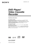 Macrovision Corporation DVD/VCR Combo Operating instructions
