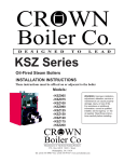Crown Boiler 32 Series and Specifications