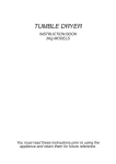 TUMBLE DRYER - Indesit Company UK