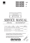 Aiwa NSX-SZ30Hs Service manual