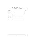 P4VTB BIOS Setup