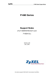 ZyXEL Communications P-660D - V3.40 User`s manual