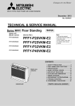 Mitsubishi Electric PFFY-P40VKM-E2 Service manual