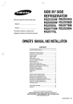 Samsung RS2520SW Owner`s manual